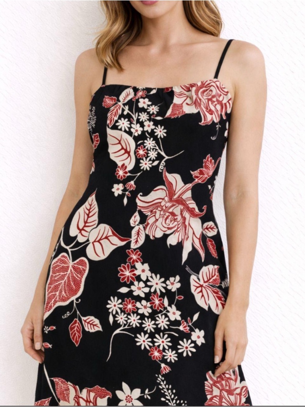 Floral‎ Hawaiian print dress